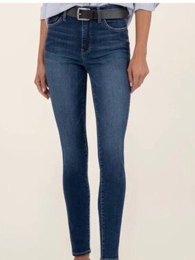 KUT FROM THE KLOTH Mia High Rise Fab Ab Toothpick Skinny Jeans Denim Blue 10